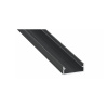 Lumines LED profil Dual, 2m, Čierny Lumines LED profil Dual, 2m, Čierny