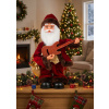 Dekorácia MagicHome Vianoce, Santa s gitarou, 3xAAA, 35 cm, hrajúci Dekorácia MagicHome Vianoce, Santa s gitarou, 3xAAA, 35 cm, hrajúci