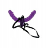Fetish Fantasy Vibrating Double Delight Strap-On, pripínací obojstranný Fetish Fantasy Vibrating Double Delight Strap-On, pripínací obojstranný
