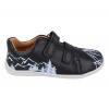Dětské barefoot kožené boty Stitch&Walk black print 35 Dětské barefoot kožené boty Stitch&Walk black print 35