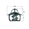 Termostat chladenia MAHLE TX 1 83D Termostat chladenia MAHLE TX 1 83D