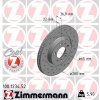 ZIMMERMANN Brzdový kotúč 100.1234.52 ZIMMERMANN Brzdový kotúč 100.1234.52