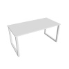 Rokovací stôl UNI O, 160x75,5x80 cm, biela/biela Rokovací stôl UNI O, 160x75,5x80 cm, biela/biela