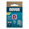 NOVUS tenké, ploché drôtené sponky typ D, 53 F/14 mm, 600 ks NOVUS tenké, ploché drôtené sponky typ D, 53 F/14 mm, 600 ks