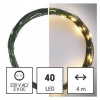 Vianočné osvetlenie EMOS 40 LED nano reťaz zelená, 4 m, vonkajšia aj vnútorná, teplá biela, časovač (D3AW03) Vianočné osvetlenie EMOS 40 LED nano reťaz zelená, 4 m, vonkajšia aj vnútorná, teplá biela, časovač (D3AW03)