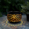 Solárna dekoračná lampa – s efektom plameňa – 12 žltých LED – 15 x 15 x 11 cm Solárna dekoračná lampa – s efektom plameňa – 12 žltých LED – 15 x 15 x 11 cm