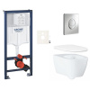 Siko Závěsný WC set do lehkých stěn / předstěnová montáž GROHE Essence GRSESSA Siko Závěsný WC set do lehkých stěn / předstěnová montáž GROHE Essence GRSESSA