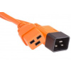 Napájecí šňůra 3 m, Oranžová, A: Rovný, B: Přímý Polyvinylchlorid, 250 V RS PRO Napájecí šňůra 3 m, Oranžová, A: Rovný, B: Přímý Polyvinylchlorid, 250 V RS PRO