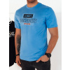 Moderné modré tričko s potlačou Moderné modré tričko s potlačou