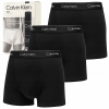Pánske boxerky Calvin Klein 3-pack trunk čierne bavlna stretch elastické L Pánske boxerky Calvin Klein 3-pack trunk čierne bavlna stretch elastické L