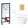 Siko Závěsný WC set do lehkých stěn / předstěnová montáž GROHE Essence GRSESSCGN0 Siko Závěsný WC set do lehkých stěn / předstěnová montáž GROHE Essence GRSESSCGN0