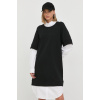 Bavlnené šaty Karl Lagerfeld 225W1353 čierna XS Bavlnené šaty Karl Lagerfeld 225W1353 čierna XS