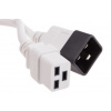 Napájecí šňůra 2 m, Bílá, A: Rovný, B: Přímý Polyvinylchlorid, 250 V RS PRO Napájecí šňůra 2 m, Bílá, A: Rovný, B: Přímý Polyvinylchlorid, 250 V RS PRO
