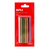 APLI tavné tyčinky s trblietkami, Ø 7,5 mm x 10 cm, mix farieb APLI tavné tyčinky s trblietkami, Ø 7,5 mm x 10 cm, mix farieb