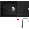 Sinks Ultima 860 XXL Pureblack + Vitalia Sinks Ultima 860 XXL Pureblack + Vitalia