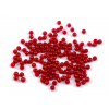 Plastové voskové korálky / perly Glance Ø4 mm Varianta: F40 červená jahoda, Balení: 10 g Plastové voskové korálky / perly Glance Ø4 mm Varianta: F40 červená jahoda, Balení: 10 g