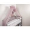 Súprava do postieľky + zavinovačka pudrová Súprava do postieľky + zavinovačka pudrová