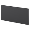 Mexen Flat CF21 doskový radiátor 900 x 2000 mm, bočné pripojenie, 3179 W, antracit - W421F-090-200-66 Mexen Flat CF21 doskový radiátor 900 x 2000 mm, bočné pripojenie, 3179 W, antracit - W421F-090-200-66