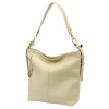 Dámska kožená kabelka Gregorio 1714 DOLLARO shopperbag béžová s odnímateľným popruhom Dámska kožená kabelka Gregorio 1714 DOLLARO shopperbag béžová s odnímateľným popruhom