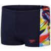 Speedo Chlapčenské plavky - Digital Allover Panel Aquashort - čierna/červená 140 Speedo Chlapčenské plavky - Digital Allover Panel Aquashort - čierna/červená 140