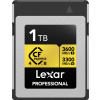 Lexar CFexpress B 4.0 Pro Gold R3600/W3300 1TB (LCXEXP4001T-RNENG) Lexar CFexpress B 4.0 Pro Gold R3600/W3300 1TB (LCXEXP4001T-RNENG)