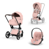 Cybex Platinum CYBEX Priam 5.0 Travel Set + Cloud T Plus - Style Collection peach pink 2026 chrome brown Cybex Platinum CYBEX Priam 5.0 Travel Set + Cloud T Plus - Style Collection peach pink 2026 chrome brown