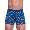 Pánske boxerky Tattoo Fishbone 280/247 Dark Blue Pattern - Cornette XXL tmavě modrá - vzor Pánske boxerky Tattoo Fishbone 280/247 Dark Blue Pattern - Cornette XXL tmavě modrá - vzor