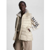 Tommy Hilfiger dámska béžová prešívaná vesta WW0WW39582 L Tommy Hilfiger dámska béžová prešívaná vesta WW0WW39582 L