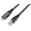 Ethernetový adaptér USB-C na RJ-45, 1 Gbps, 1 m, PremiumCord Ethernetový adaptér USB-C na RJ-45, 1 Gbps, 1 m, PremiumCord