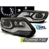 Predné svetlá VW Tiguan, 2011-, LED Daylight DRL, čierne black s denným svietením Predné svetlá VW Tiguan, 2011-, LED Daylight DRL, čierne black s denným svietením