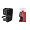 Gaggia Classic UP, black + Eureka Atom 60, ferrari red Gaggia Classic UP, black + Eureka Atom 60, ferrari red