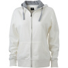 James & Nicholson Mikina Lifestyle JN 962 s kapucí, dámská COT020962j1805-off white/g 2XL Bílá špinavá/šedá James & Nicholson Mikina Lifestyle JN 962 s kapucí, dámská COT020962j1805-off white/g 2XL Bílá špinavá/šedá