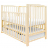 Detská postieľka New Baby LILLY so sťahovacou bočnicou a šuplíkom prírodná Detská postieľka New Baby LILLY so sťahovacou bočnicou a šuplíkom prírodná