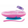NUBY Miska udržujúca teplo s lyžičkou 3 m+ ružová ID5342PINK NUBY Miska udržujúca teplo s lyžičkou 3 m+ ružová ID5342PINK