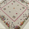 Stredový obrus 100x100 cm gobelín králik Stredový obrus 100x100 cm gobelín králik