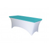 TENTino Elastická čiapka STANDARD na dosku skladacieho stola 180-183x76 cm VIAC FARIEB Farba obrusu: TYRKYSOVÁ / TURQUOISE TENTino Elastická čiapka STANDARD na dosku skladacieho stola 180-183x76 cm VIAC FARIEB Farba obrusu: TYRKYSOVÁ / TURQUOISE