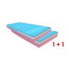 Matrac PINGUI LAVANDER 1 + 1 + darček 1x set paplón vankúš + 1x chránič matraca, 210 x 80 cm ATYP, Levanduľa Matrac PINGUI LAVANDER 1 + 1 + darček 1x set paplón vankúš + 1x chránič matraca, 210 x 80 cm ATYP, Levanduľa