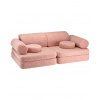 Wigiwama Sedacia súprava Settee Teddy NEW Variant: Guava Pink Wigiwama Sedacia súprava Settee Teddy NEW Variant: Guava Pink
