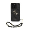 Guess PU 4G Metal Logo Strap zadný kryt pre iPhone 16 Pro Max Black Guess PU 4G Metal Logo Strap zadný kryt pre iPhone 16 Pro Max Black