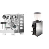 Rocket Espresso Appartamento, white + Stone Espresso Pebble, chrome Rocket Espresso Appartamento, white + Stone Espresso Pebble, chrome