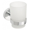 Sapho X-ROUND pohár, mliečne sklo, chróm XR903 Sapho X-ROUND pohár, mliečne sklo, chróm XR903