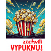 Nažehľovačka/DTF transfer Popcorn CZ Nálepka - výška: A5 Nažehľovačka/DTF transfer Popcorn CZ Nálepka - výška: A5