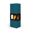 krbová kamna ROMOTOP LERA C G HIGH keramika modrozelená lesklá 13200 - designový akumulační krb, dělené sklo, možno přidat akumulační šamoty krbová kamna ROMOTOP LERA C G HIGH keramika modrozelená lesklá 13200 - designový akumulační krb, dělené sklo, možno přidat akumulační šamoty