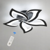 LED STROPNÁ LAMPA ZÁVESNÁ ČIERNA LOTOS 10 KRUHOV LUSTER STROPNÉ SVIETIDLO S DIAĽKOVÝM OVLÁDANÍM LED STROPNÁ LAMPA ZÁVESNÁ ČIERNA LOTOS 10 KRUHOV LUSTER STROPNÉ SVIETIDLO S DIAĽKOVÝM OVLÁDANÍM