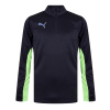 Puma Finesse Performance Quarter Zip Drill Top Mens Navy/Apple L Puma Finesse Performance Quarter Zip Drill Top Mens Navy/Apple L