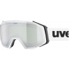 Lyžiarske okuliare Uvex gravity FM - biela matná/zrkadlová strieborná/zelená/číra (S2) uni Lyžiarske okuliare Uvex gravity FM - biela matná/zrkadlová strieborná/zelená/číra (S2) uni