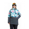 Dámska Snb & Ski Bunda Aiko Pink Flowers Meatfly|M Dámska Snb & Ski Bunda Aiko Pink Flowers Meatfly|M