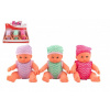 Teddies Miminko panenka pevné tělo plast 18cm 3 barvy 9ks v boxu Teddies Miminko panenka pevné tělo plast 18cm 3 barvy 9ks v boxu