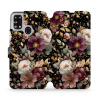 Flipové pouzdro Mobiwear - Samsung Galaxy M21 - V169S Zlatavé kvítky (Knížkové flip pouzdro, obal, kryt na mobil Samsung Galaxy M21 - V169S Zlatavé kvítky, materiál Umělá kůže + TPU - ochrana 360°, st Flipové pouzdro Mobiwear - Samsung Galaxy M21 - V169S Zlatavé kvítky (Knížkové flip pouzdro, obal, kryt na mobil Samsung Galaxy M21 - V169S Zlatavé kvítky, materiál Umělá kůže + TPU - ochrana 360°, st