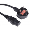 Napájecí šňůra 2 m, Černá, A: Rovný, B: BS1363 Pryž, 250 V RS PRO Napájecí šňůra 2 m, Černá, A: Rovný, B: BS1363 Pryž, 250 V RS PRO